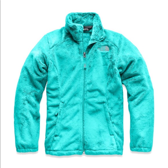 The North Face Jackets & Blazers - North face fuzzy aqua green fuzzy jacket